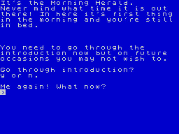 Running screen