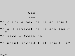 Running screen