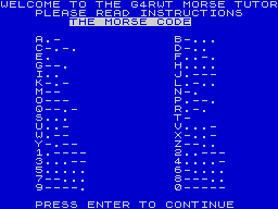 Running screen
