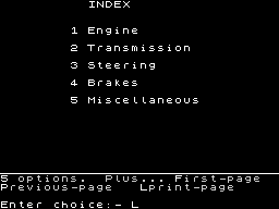 Running screen
