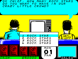 Running screen