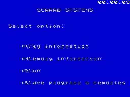 Running screen