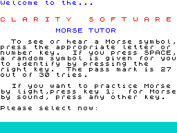 Running screen