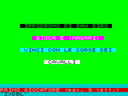 Opening screen