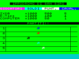 Running screen