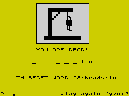 Running screen
