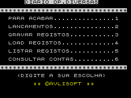 Opening screen