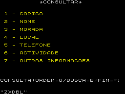 Running screen
