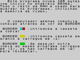 Opening screen