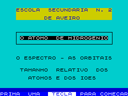 Opening screen