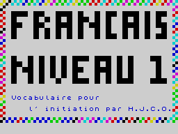 Opening screen