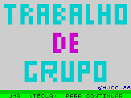 Opening screen