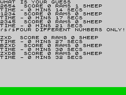 Running screen