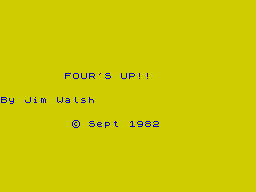 Opening screen