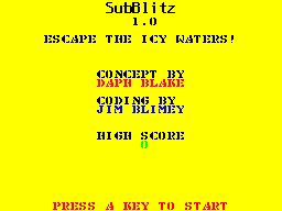 Opening screen