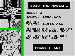 Running screen
