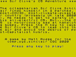 Opening screen