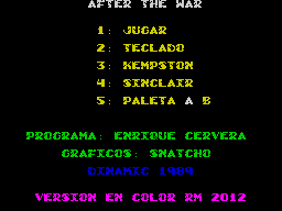Opening screen