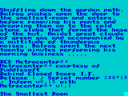 Running screen