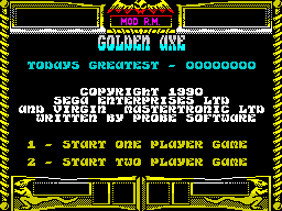 Opening screen