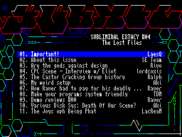 Running screen