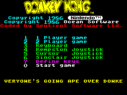 Opening screen