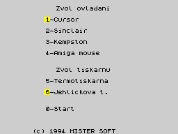 Opening screen
