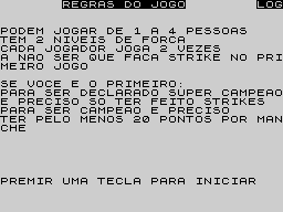 Opening screen