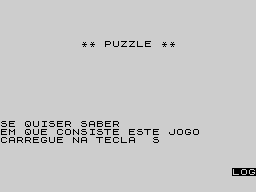 Opening screen