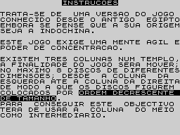 Opening screen