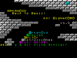 Opening screen