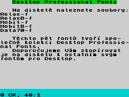 Running screen