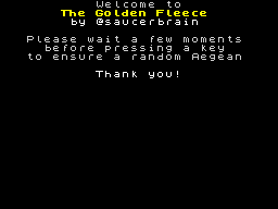 Opening screen