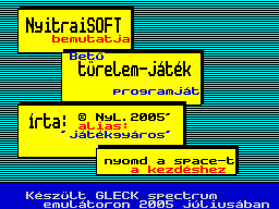 Opening screen