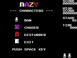 Opening screen