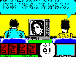 Running screen