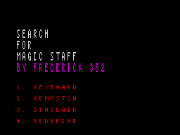 Opening screen