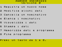 Running screen