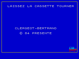Opening screen