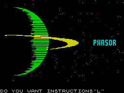 Opening screen