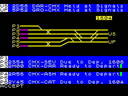 Running screen