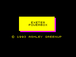 Opening screen