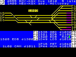 Running screen