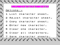 Running screen