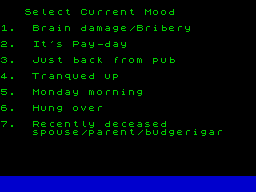 Opening screen