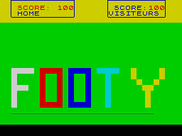Opening screen