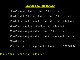 Running screen