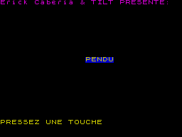 Opening screen