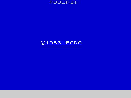 Opening screen