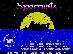 Opening screen